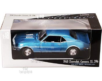 Welly 1/18 CHEV CAMARO SS396 Blue 1968